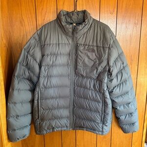 The North Face Goose Down Puffer jacket men’s L dark gray